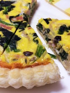 ベーコンとほうれん草のキッシュ-レシピのメイン写真