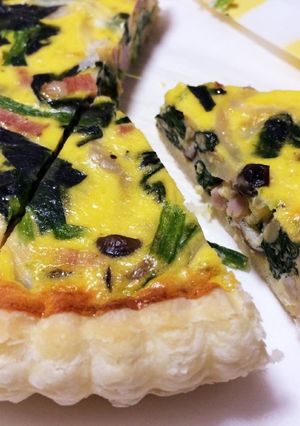 ベーコンとほうれん草のキッシュ-レシピのメイン写真