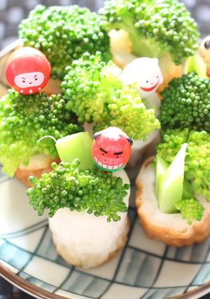 ちくわとブロッコリーの門松-レシピのメイン写真
