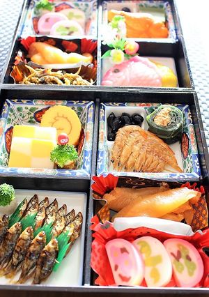 松花堂弁当のおせち-レシピのメイン写真