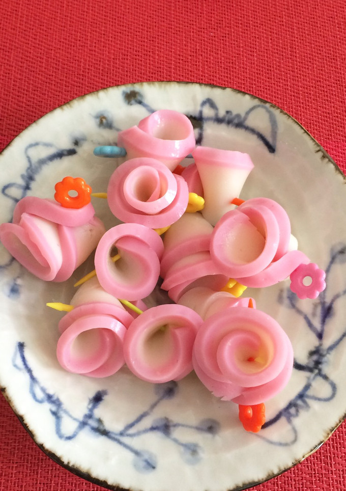 お正月にちょっとかわいい飾りかまぼこ-レシピのメイン写真
