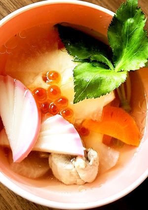 お正月に白だしのお雑煮-レシピのメイン写真