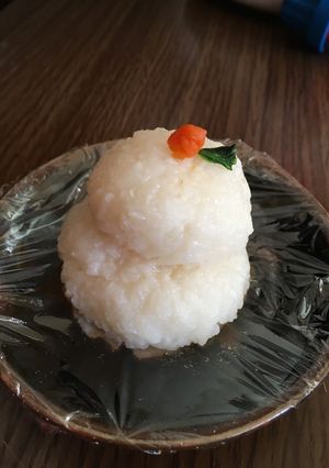 離乳食 お正月 お米de鏡モチ-レシピのメイン写真