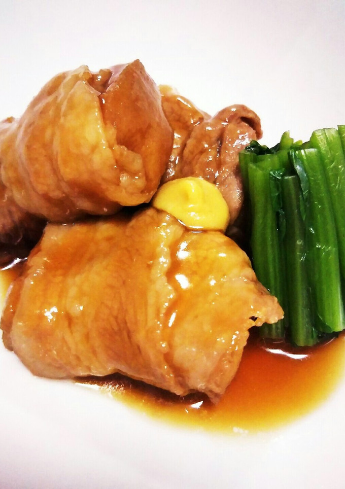 肉巻き高野豆腐の角煮風-レシピのメイン写真