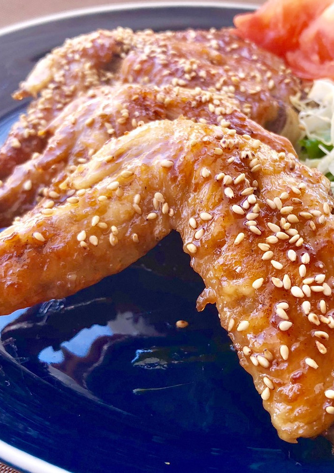 旨甘辛ダレ♫手羽先の唐揚げ 簡単名古屋風-レシピのメイン写真