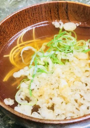 ありありのお吸物●ネギ＆天かすのプチ素麺-レシピのメイン写真