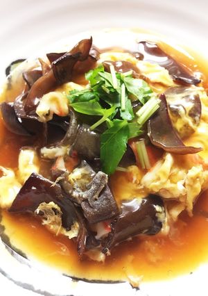ふわっプリ食感☆きくらげカニたま！-レシピのメイン写真