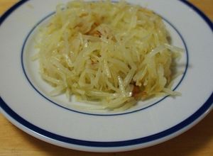 晩酌のお供に♪　千切りポテト焼き？-レシピのメイン写真