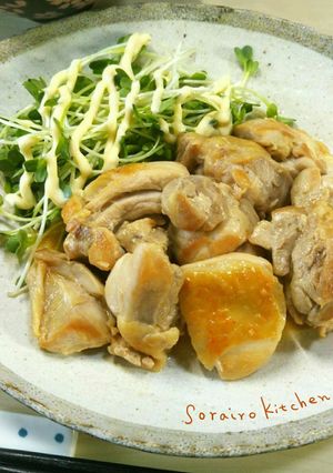 旨塩レモンソースの＊こんがりチキンソテー-レシピのメイン写真