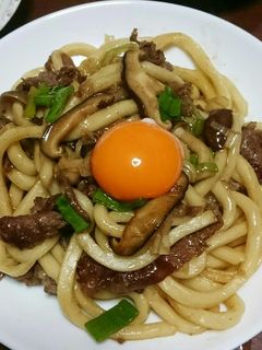 すきやき焼きうどん-レシピのメイン写真
