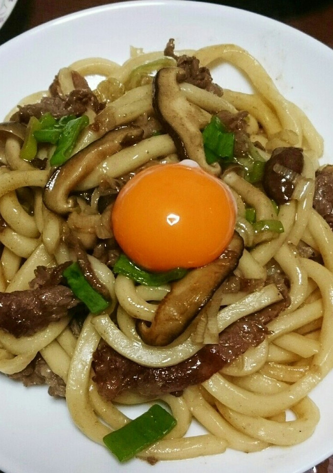 すきやき焼きうどん-レシピのメイン写真