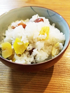 簡単 甘めの栗おこわ-レシピのメイン写真