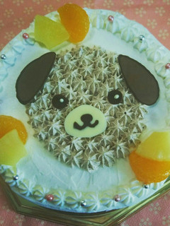 戌年⭐犬のデコレーションケーキ-レシピのメイン写真