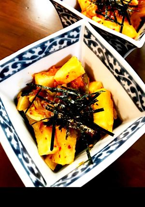 長芋とキムチの和えもの-レシピのメイン写真