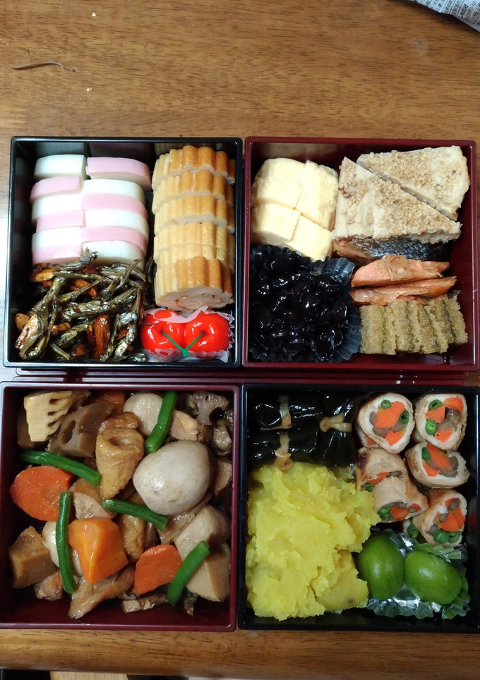 2018年おせち重箱-レシピのメイン写真