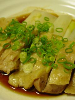 ◎簡単レンジ蒸し鶏で♪ねぎ醤油かけ-レシピのメイン写真