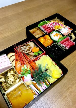 おせち2018盛り付け覚え書き-レシピのメイン写真