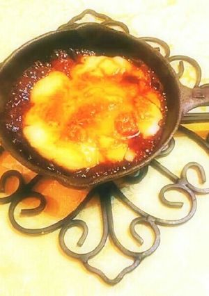 スキレットで作るみたらしもち-レシピのメイン写真
