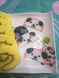 干支⭐戌⭐犬かまぼこ-レシピのメイン写真