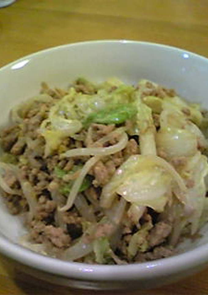 もやしとひき肉のマヨソース炒め♪-レシピのメイン写真