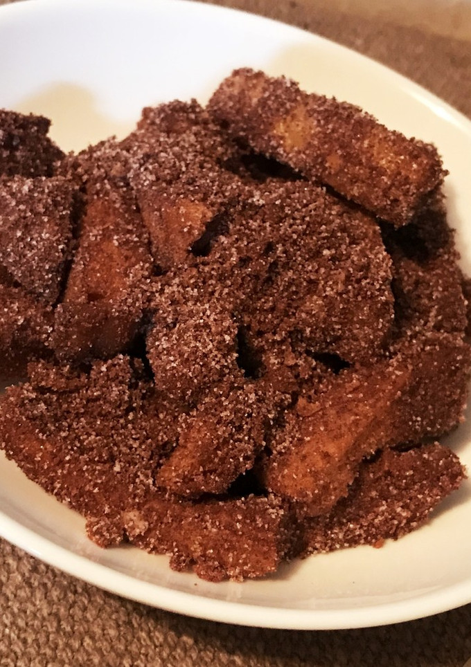 超簡単！ 懐かしの給食 ココア揚げパン風-レシピのメイン写真