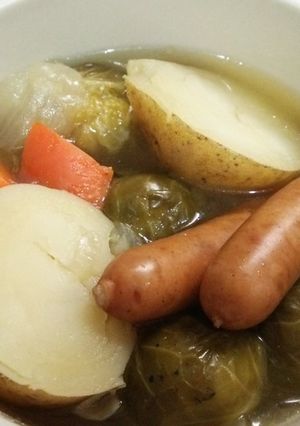 簡単！野菜たっぷり！芽キャベツのポトフ♪-レシピのメイン写真