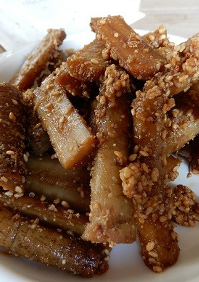 たたきごぼう　煮切酢あわせ　-レシピのメイン写真
