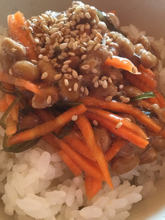おせちアレンジ!納豆と松前漬けご飯-レシピのメイン写真