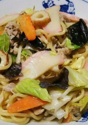 簡単介護食♥ヘルシー豆乳ちゃんぽん-レシピのメイン写真