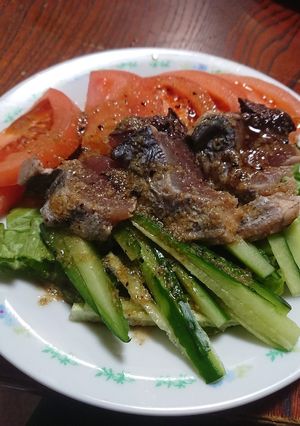 かつおのたたき棒棒鶏風サラダ-レシピのメイン写真