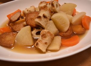 三浦大根と竹輪・野菜天ぷらの煮物-レシピのメイン写真