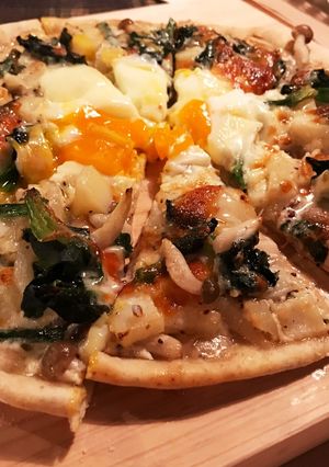 ライ麦生地のポテトビスマルクピザ-レシピのメイン写真
