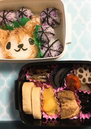 お重の代わりに...おせちでパパ弁当-レシピのメイン写真