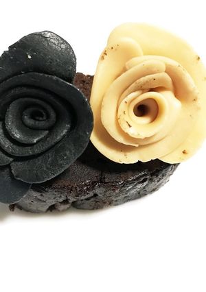 バレンタインケーキ花-レシピのメイン写真