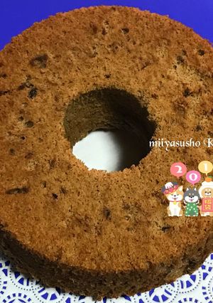 いちじくと紅茶香るシフォンケーキ-レシピのメイン写真