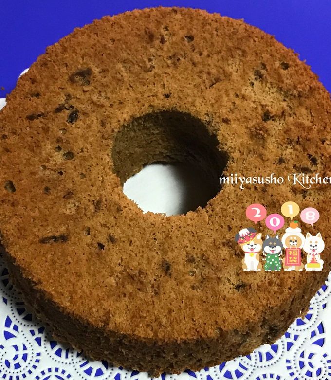 いちじくと紅茶香るシフォンケーキ-レシピのメイン写真