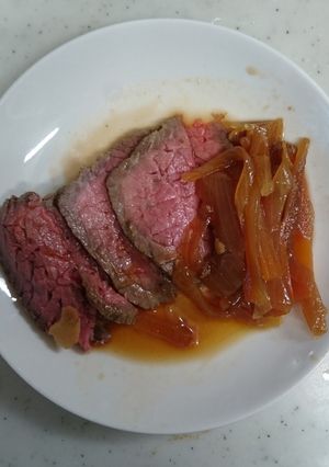 フライパン一つで簡単絶品ローストビーフ-レシピのメイン写真