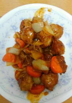 肉だんごの甘酢あんかけ-レシピのメイン写真