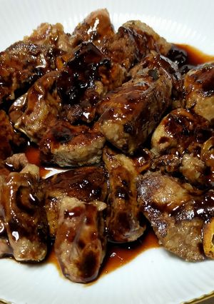 リュウジのやべえレバー焼き甜麺醤アレンジ-レシピのメイン写真