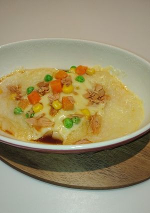 レンジで簡単ピザモチ-レシピのメイン写真