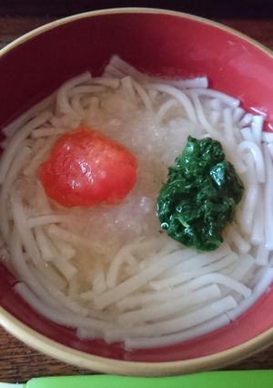 お正月離乳食 年明けうどん-レシピのメイン写真