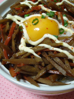 マヨきんぴら丼*-レシピのメイン写真