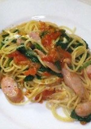 ソーセージのトマトソースパスタ-レシピのメイン写真