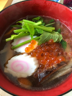 鶏ガラ出汁♡お雑煮-レシピのメイン写真