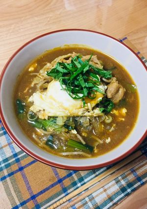 簡単美味!カレーそば-レシピのメイン写真