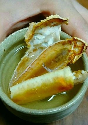 焼きガニ殻酒(ヒレ酒風)-レシピのメイン写真