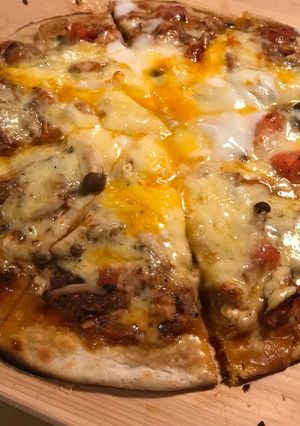 鯖トマトのビスマルクピザ~ライ麦生地~-レシピのメイン写真