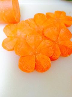 簡単 にんじんの飾り切り-レシピのメイン写真