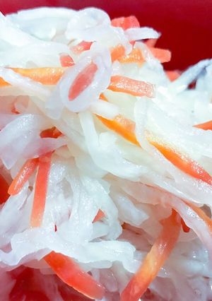 簡単！あっさり味！さっぱり！の紅白なます-レシピのメイン写真