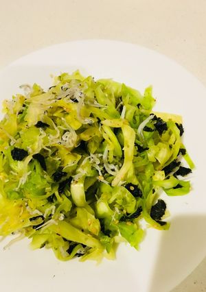 簡単！海苔としらすでキャベツの浅漬け-レシピのメイン写真